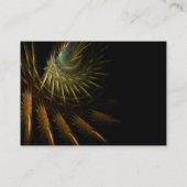 Dunkel : GoldSherika Business Social Visitenkarte (Rückseite)