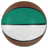 Dunkel grün blau, solide Farbgestaltung Basketball (Vorderseite)