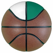 Dunkel grün blau, solide Farbgestaltung Basketball (Rechts)