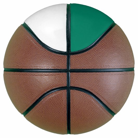Dunkel grün blau, solide Farbgestaltung Basketball (Rechts)