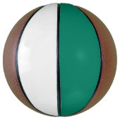 Dunkel grün blau, solide Farbgestaltung Basketball (Vertikal)