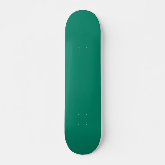 Dunkel grün blau, solide Farbgestaltung Skateboard (Vorne)