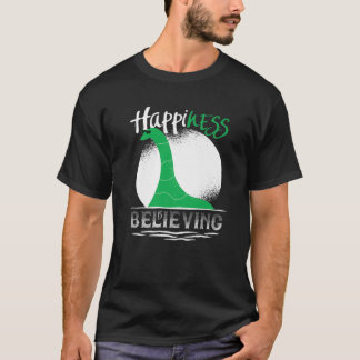 Dunkel (grüner weißer Text) T-Shirt