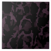 Dunkel Lila Gepunktet