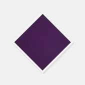 Dunkel lila serviette (Ecke)