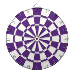 dunkel Lila und weiß Dartscheibe