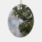 dunkel-mit Augen Junco | KERAMIK Keramik Ornament (Rechts)