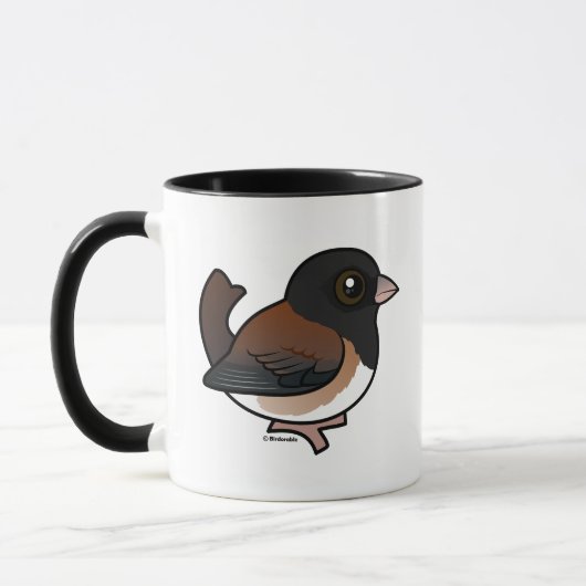 Dunkel-mit Augen Junco (Oregon) Tasse (Links)