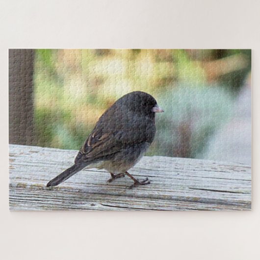 dunkel-mit Augen Junco Puzzle (Horizontal)
