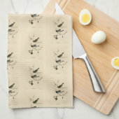 Dunkel-mit Augen Junco - von Audubons Vögeln in Am Geschirrtuch (Viertel Falte)