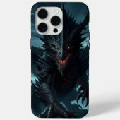 Dunkel, mittelalterlicher Drache Case-Mate iPhone Hülle (Rückseite)
