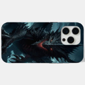 Dunkel, mittelalterlicher Drache Case-Mate iPhone Hülle (Rückseite (Horizontal))