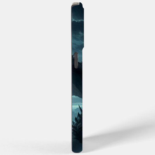 Dunkel, mittelalterlicher Drache Case-Mate iPhone Hülle (Rückseite / Rechts)