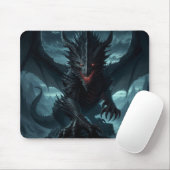 Dunkel, mittelalterlicher Drache Mousepad (Mit Mouse)
