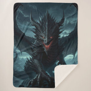 Dunkel, mittelalterlicher Drache Sherpadecke