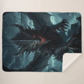 Dunkel, mittelalterlicher Drache Sherpadecke (Vorderseite (Horizontal))