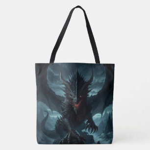 Dunkel, mittelalterlicher Drache Tasche
