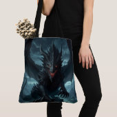 Dunkel, mittelalterlicher Drache Tasche (Von Nahem)
