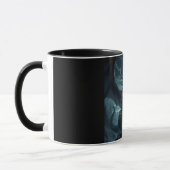 Dunkel, mittelalterlicher Drache Tasse (Links)