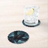 Dunkel, mittelalterlicher Drache Untersetzer (Vor Ort)