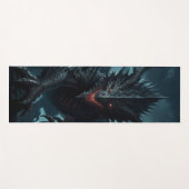 Dunkel, mittelalterlicher Drache Yogamatte (Vorderseite (Horizontal))