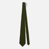 Dunkel Oliv Gold Stealth Wealth Executive Krawatte (Vorderseite)