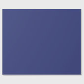 Dunkel Schieferblau Farbakzent Geschenkpapier (Flach)