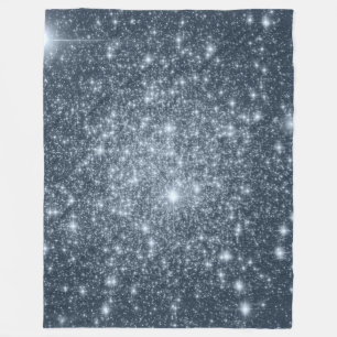 Dunkel stahlblaue Fleece-Decke Fleecedecke