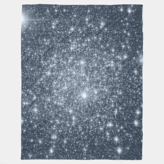 Dunkel stahlblaue Fleece-Decke Fleecedecke (Vorderseite)