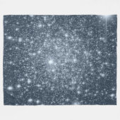 Dunkel stahlblaue Fleece-Decke Fleecedecke (Vorderseite (Horizontal))