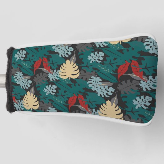 Dunkel tropisch golf headcover (Vorderseite)