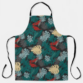 Dunkel tropisch schürze (Vorderseite)