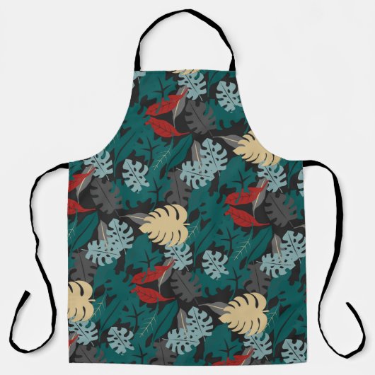 Dunkel tropisch schürze (Vorderseite)