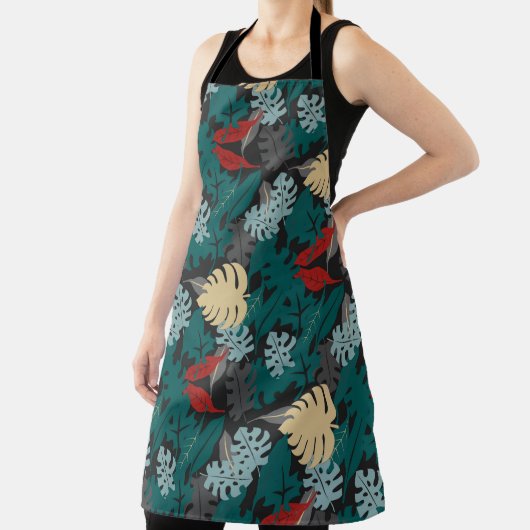 Dunkel tropisch schürze (InSitu)