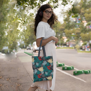 Dunkel tropisch tasche