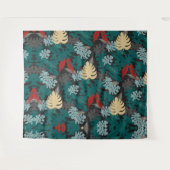 Dunkel tropisch wandteppich (Vorderseite (Horizontal))