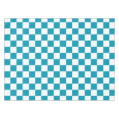 Dunkel türkis kariert tischdecke (Vorderseite (Horizontal))
