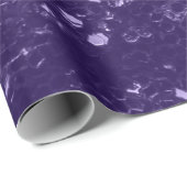 Dunkel ultra violett lila Glitzer Glitzern Geschenkpapier (Rolleneckpunkt)