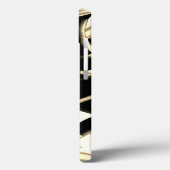 Dunkel- und beigefarbene Schrotte oder Klebeband Case-Mate iPhone Hülle (Rückseite / Links)