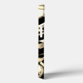 Dunkel- und beigefarbene Schrotte oder Klebeband Case-Mate iPhone Hülle (Rückseite / Rechts)