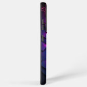 dunkel und blau abstrakt samsung galaxy hülle (Rechte Seite)