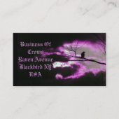 Dunkel und einmalig visitenkarte (Vorderseite)