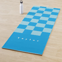 Dunkel und hellblau quadratische Blockmuster