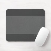 Dunkel- und Hellgraues Kunstleder Mousepad (Mit Mouse)