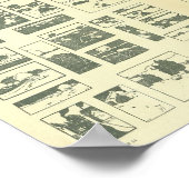 Dunkel und leicht poster (Ecke)