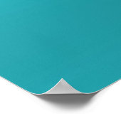 Dunkel und Licht Aqua Blauer Strahl - Türkis Poster (Ecke)