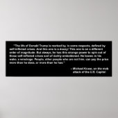 'dunkel verhärtetes' Poster (Vorne)