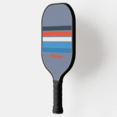 Dunkel Vintag, durch Strippen mit Namen Pickleball Schläger (Links)