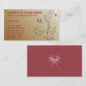 dunkel visitenkarte (Vorne/Hinten)