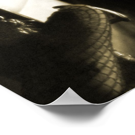 Dunkel waren meine Träume in letzter Zeit Poster (Ecke)